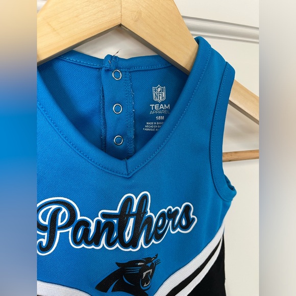 Carolina Panthers NFL Toddler Cheerleader Dress 18M - Picture 4 of 4